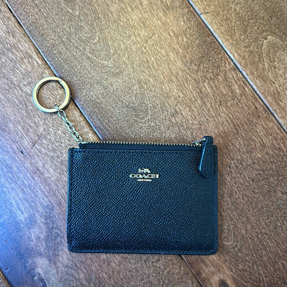Coach Cardholder with Keychain Attachment